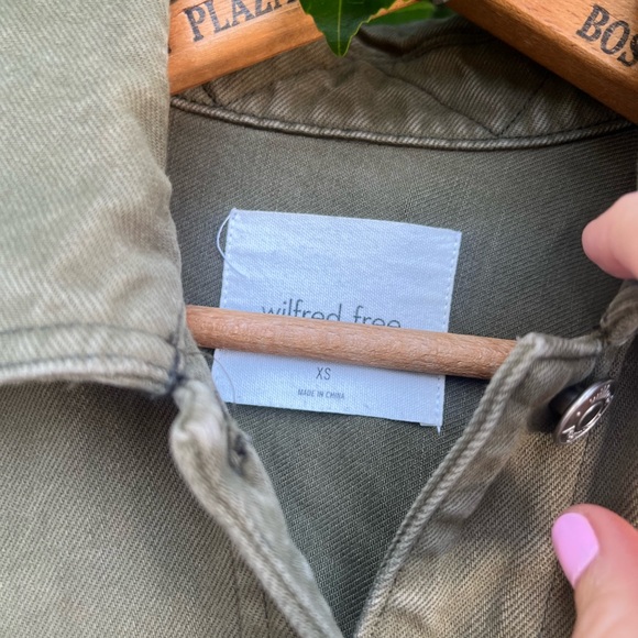 Aritzia Wilfred Free Ganna Shirt Jacket Shacket - Picture 5 of 6